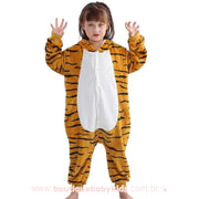 Macacão Pijama Infantil Fantasia Tigre - Boutique Baby Kids