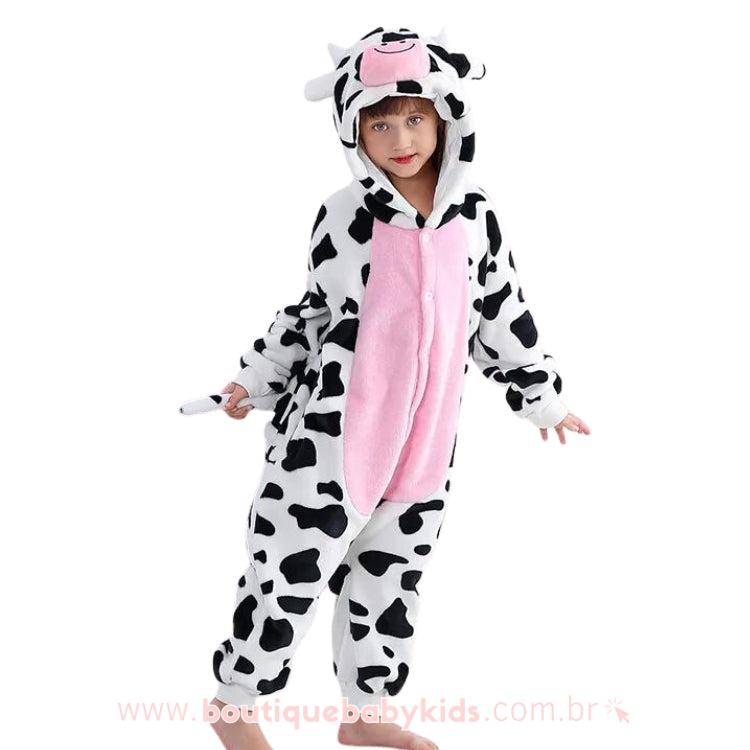 Macacão Infantil Fantasia Vaquinha - Boutique Baby Kids