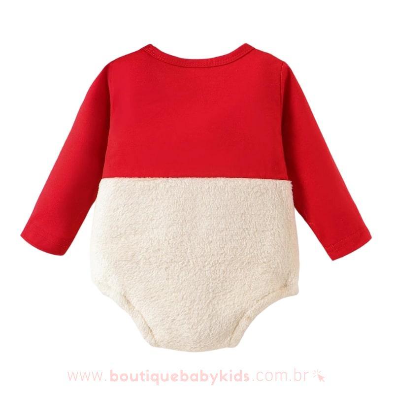 Body Bebê Rena de Natal