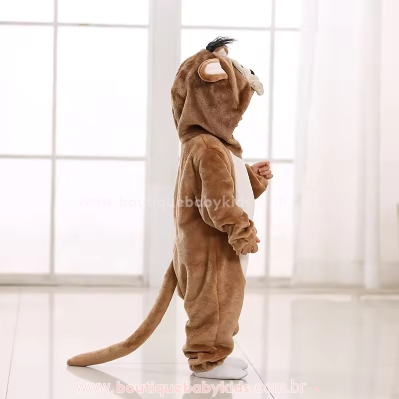 Macacão Bebê Fantasia Bichinho Macaco  - Boutique Baby Kids