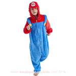 Macacão Pijama Infantil Fantasia Mario Bros - Boutique Baby Kids