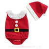 Body Bebê Fantasia de Natal Papai Noel com Gorro - Boutique Baby Kids