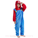 Macacão Pijama Infantil Fantasia Mario Bros - Boutique Baby Kids