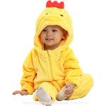 Macacão Bebê Fantasia Bichinho Pintinho Amarelo - Boutique Baby Kids