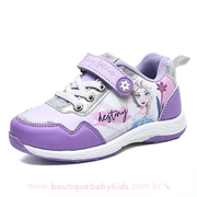 Tênis Infantil Disney Princesa Elsa Frozen Lilás - Boutique Baby Kids