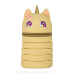 Estojo Escolar de Silicone Retrátil Gatocórnio Bege - Boutique Baby Kids