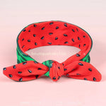 Faixa Bebê Temática Laço Melancia - Boutique Baby Kids