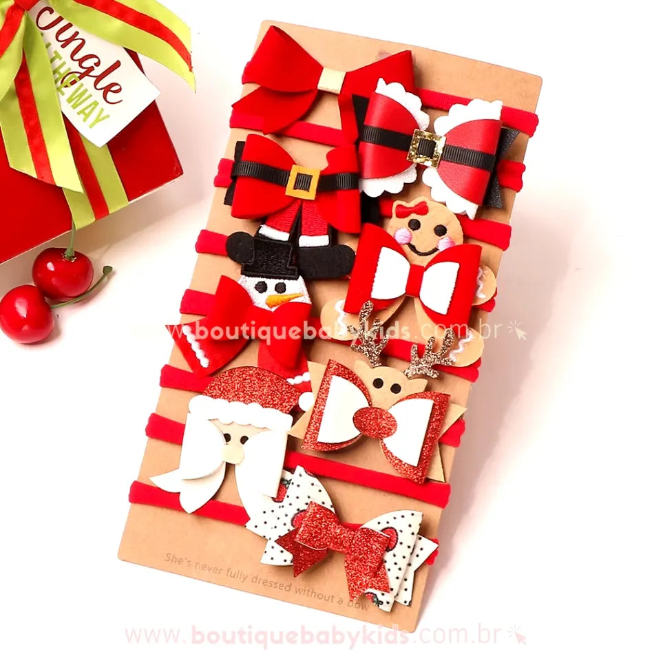 Faixa Temática Festiva Natal Encantado - Boutique Baby Kids