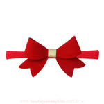 Faixa Temática Festiva Natal Encantado Laço Vermelho - Boutique Baby Kids