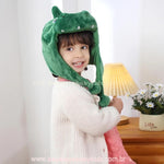 Gorro Infantil Temático Bichinho Dinossauro Verde - Boutique Baby Kids