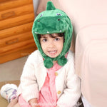 Gorro Infantil Temático Bichinho Dinossauro Verde - Boutique Baby Kids
