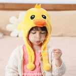 Gorro Infantil Temático Bichinho Patinho Amarelo - Frete Grátis