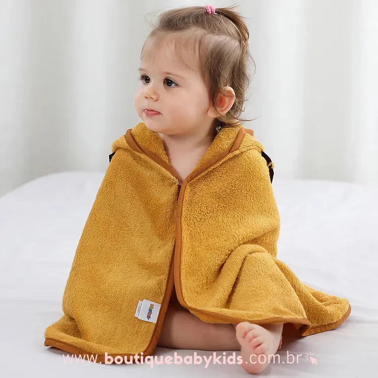 Toalha Bebê Divertida Leãozinho