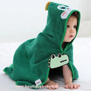 Toalha de Banho Bebê Bichinho Divertida Dinossauro Verde - Boutique Baby Kids