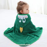 Toalha de Banho Bebê Bichinho Divertida Dinossauro Verde - Boutique Baby Kids