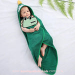 Toalha de Banho Bebê Bichinho Divertida Dinossauro Verde - Boutique Baby Kids