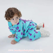 Macacão Bebê Fantasia Sulley Monstros S.A - Boutique Baby Kids