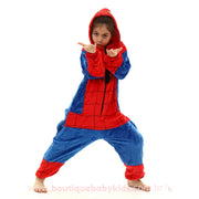 Macacão Pijama Infantil Soft Fantasia Homem Aranha - 3 a 12 anos - Boutique Baby Kids