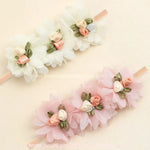 Kit 2 Faixas Florais Encanto de Rosas - Boutique Baby Kids