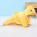 Macacão Bebê Acolchoado Fantasia Patinho - Boutique Baby Kids