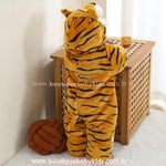 Macacão Bebê Acolchoado Fantasia Tigre - Boutique Baby Kids
