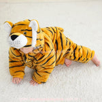 Macacão Bebê Acolchoado Fantasia Tigre - Boutique Baby Kids