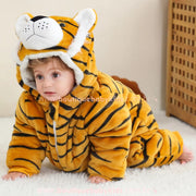 Macacão Bebê Acolchoado Fantasia Tigre - Boutique Baby Kids