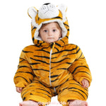 Macacão Bebê Acolchoado Fantasia Tigre - Boutique Baby Kids