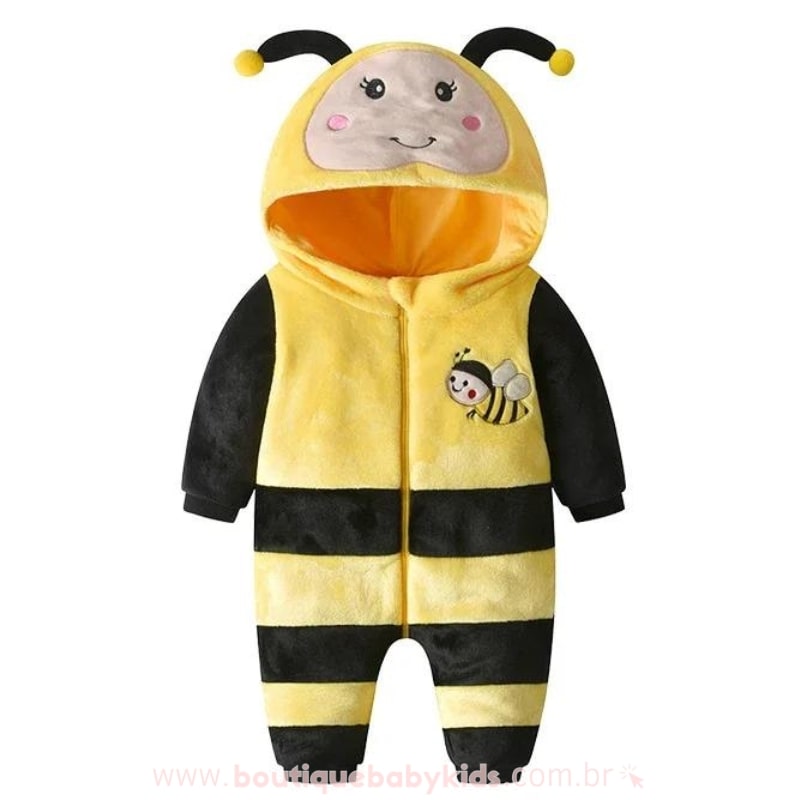 Macacão Bebê Fantasia Abelhinha - Boutique Baby Kids