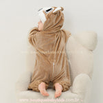 Macacão Bebê Fantasia Bicho-Preguiça - Boutique Baby Kids