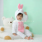 Macacão Bebê Fantasia Coelhinho Branco - Boutique Baby Kids 