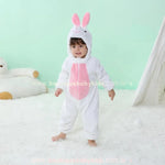 Macacão Bebê Fantasia Coelhinho Branco - Boutique Baby Kids 