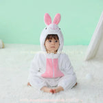 Macacão Bebê Fantasia Coelhinho Branco - Boutique Baby Kids 