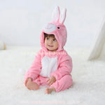 Macacão Bebê Fantasia Coelhinha Rosa - Boutique Baby Kids 