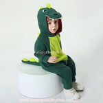 Macacão Bebê Fantasia Bichinho Dinossauro Verde - Boutique Baby Kids 