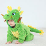 Macacão Bebê Fantasia Bichinho Dragãozinho Verde - Boutique Baby Kids 