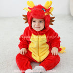 Macacão Bebê Fantasia Bichinho Dragãozinho Vermelho - Boutique Baby Kids 