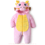 Macacão Bebê Fantasia Bichinho Dragãozinho Rosa - Boutique Baby Kids 