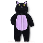 Macacão Bebê Fantasia Bichinho Gatinho Preto Halloween - Boutique Baby Kids