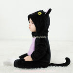 Macacão Bebê Fantasia Bichinho Gatinho Preto Halloween - Boutique Baby Kids