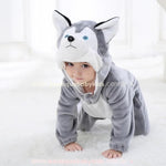 Macacão Bebê Fantasia Bichinho Cachorro Husky Siberiano - Boutique Baby Kids
