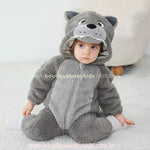 Macacão Bebê Fantasia Bichinho Lobo Mau - Boutique Baby Kids