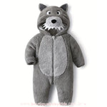 Macacão Bebê Fantasia Bichinho Lobo Mau - Boutique Baby Kids