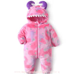 Macacão Bebê Fantasia Monstrinho Rosa - Boutique Baby Kids 