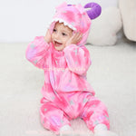 Macacão Bebê Fantasia Monstrinho Rosa - Boutique Baby Kids 