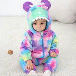 Macacão Bebê Fantasia Monstrinho Colorido - Boutique Baby Kids 