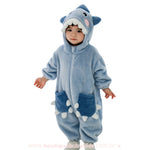 Macacão Bebê Fantasia Kigurumi Bichinho Tubarão - Boutique Baby Kids