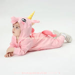 Macacão Bebê Fantasia Bichinho Unicórnio Rosa - Boutique Baby Kids
