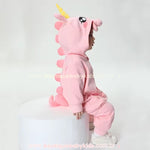 Macacão Bebê Fantasia Bichinho Unicórnio Rosa - Boutique Baby Kids