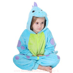 Macacão Infantil Fantasia Dinossauro Azul - Boutique Baby Kids